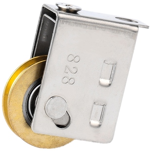 4只金象轴承铜滑轮828型老式 窗户滚轮推拉门窗滑轮移门轮脚