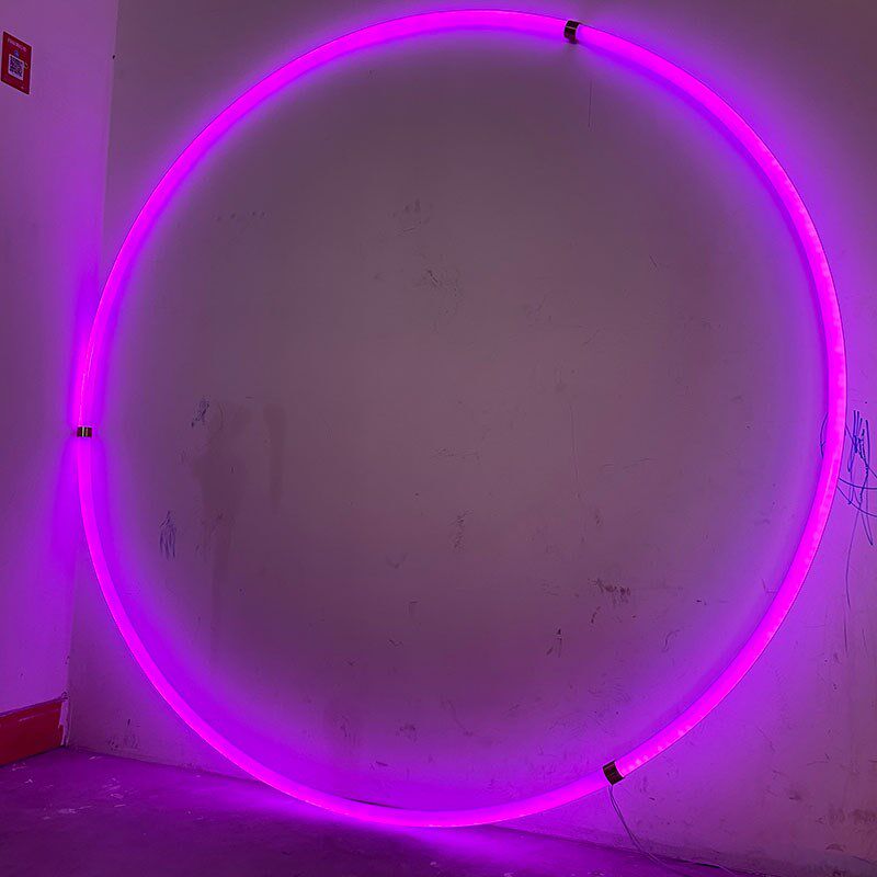 36环度发光LED0形灯管大圆弧圈拼接造型七彩遥市变色超控专卖店
