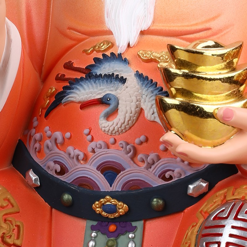 土地公土地婆神像一对家用供奉树脂摆件土地爷奶奶福德正神真身