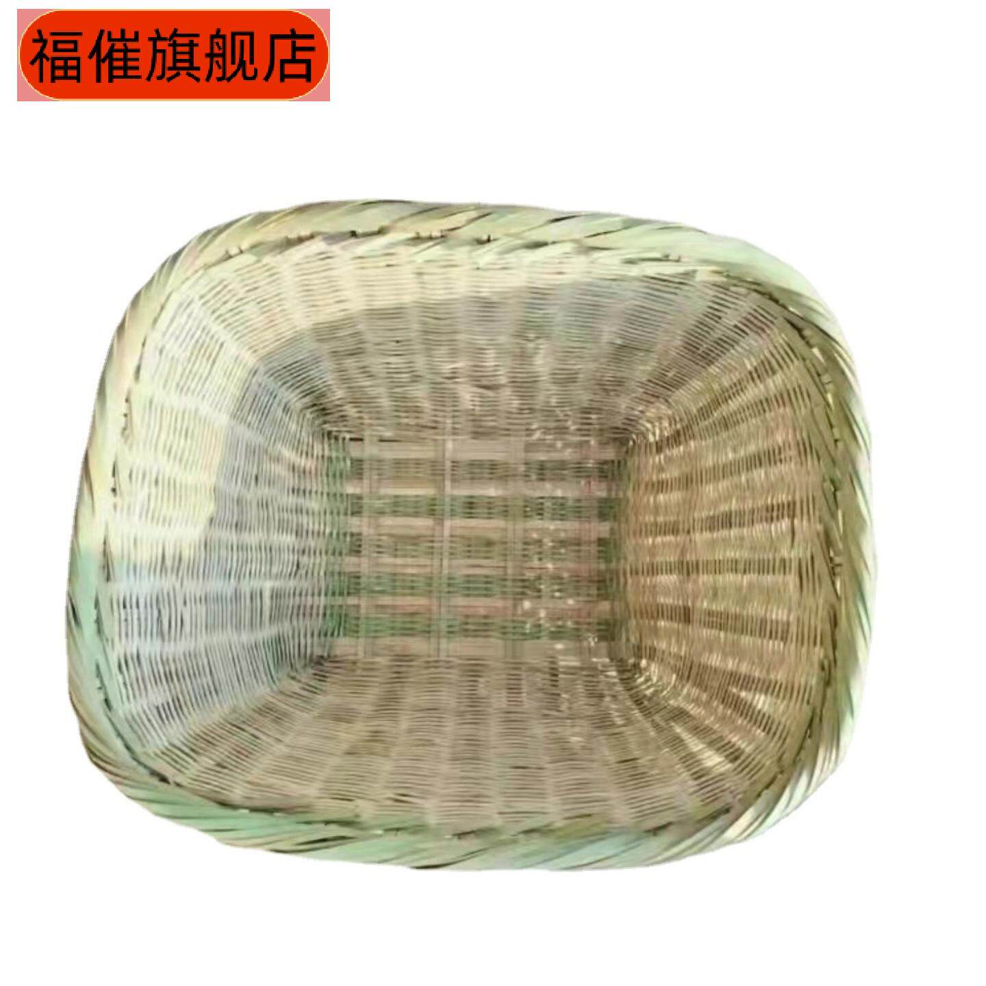 竹编花盆收纳篮农场鸡蛋筐水果篮