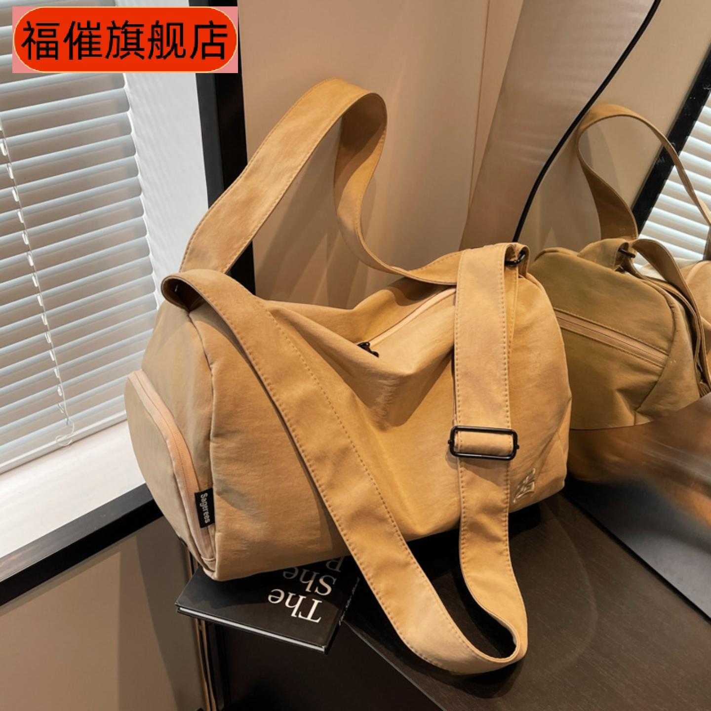 运动包女大容量健身短途旅行单肩