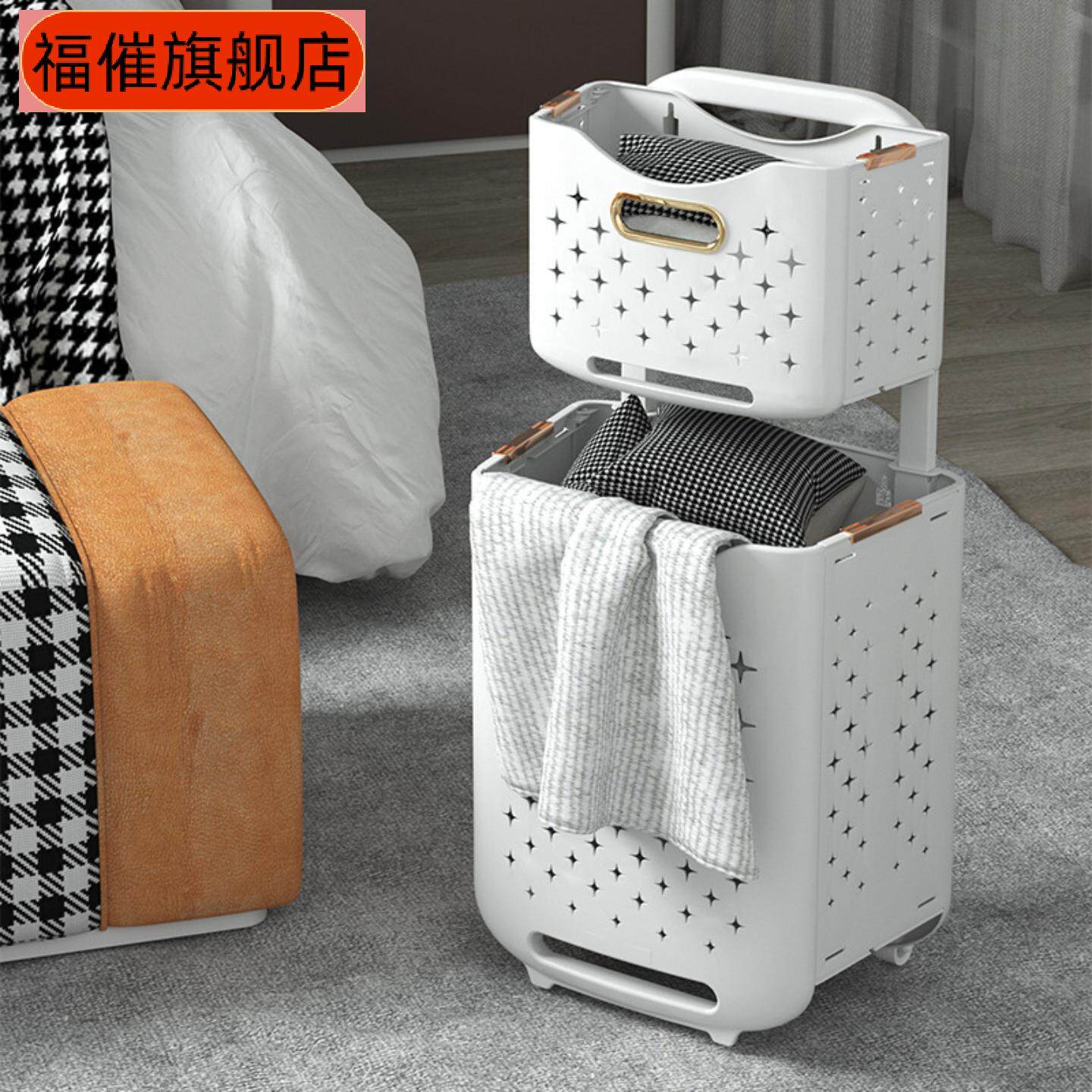 手提脏衣篓家用可折叠壁挂式浴室