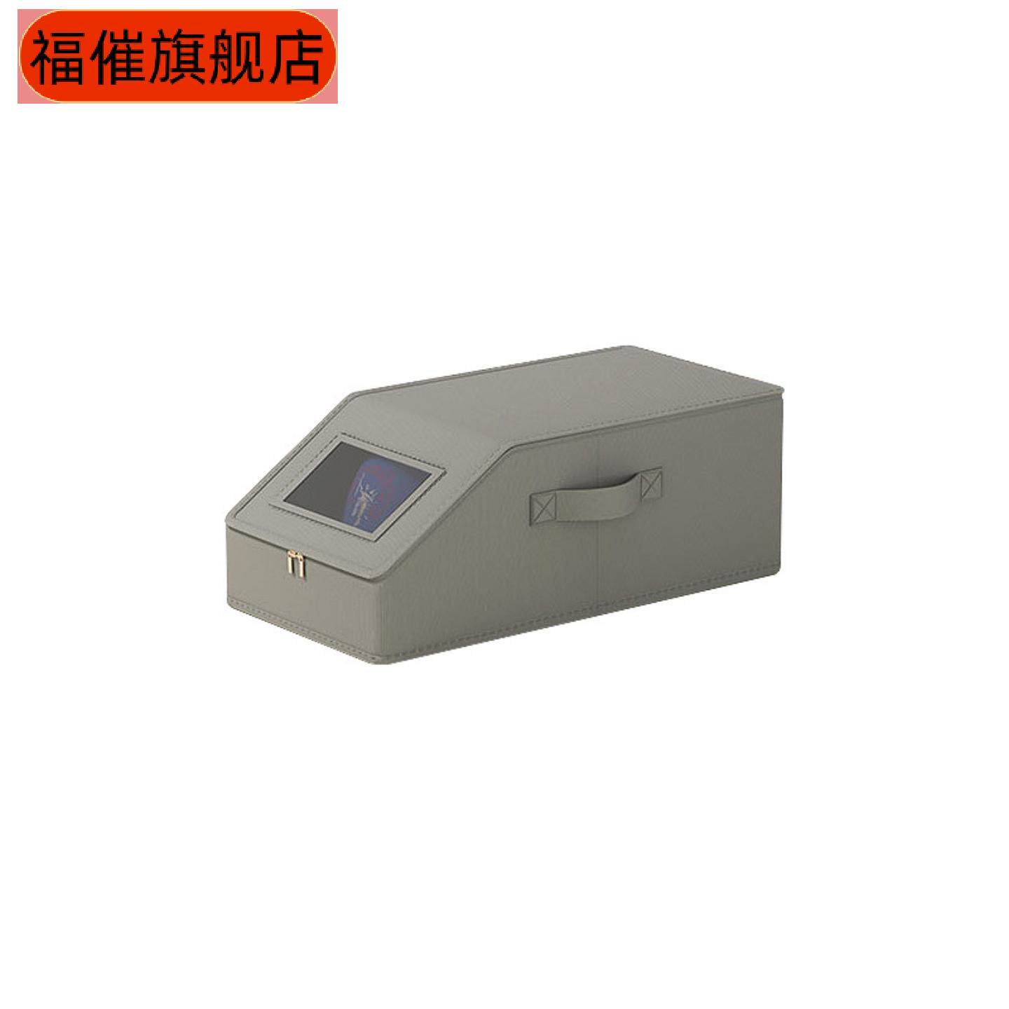牛津布帽子收纳盒带盖防尘可视可