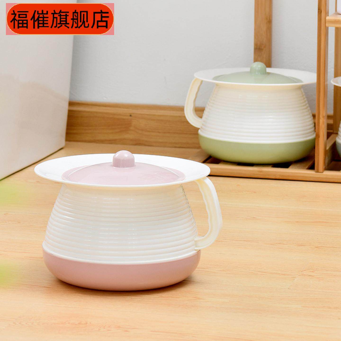 加厚痰盂家居老人专用带盖塑料｜