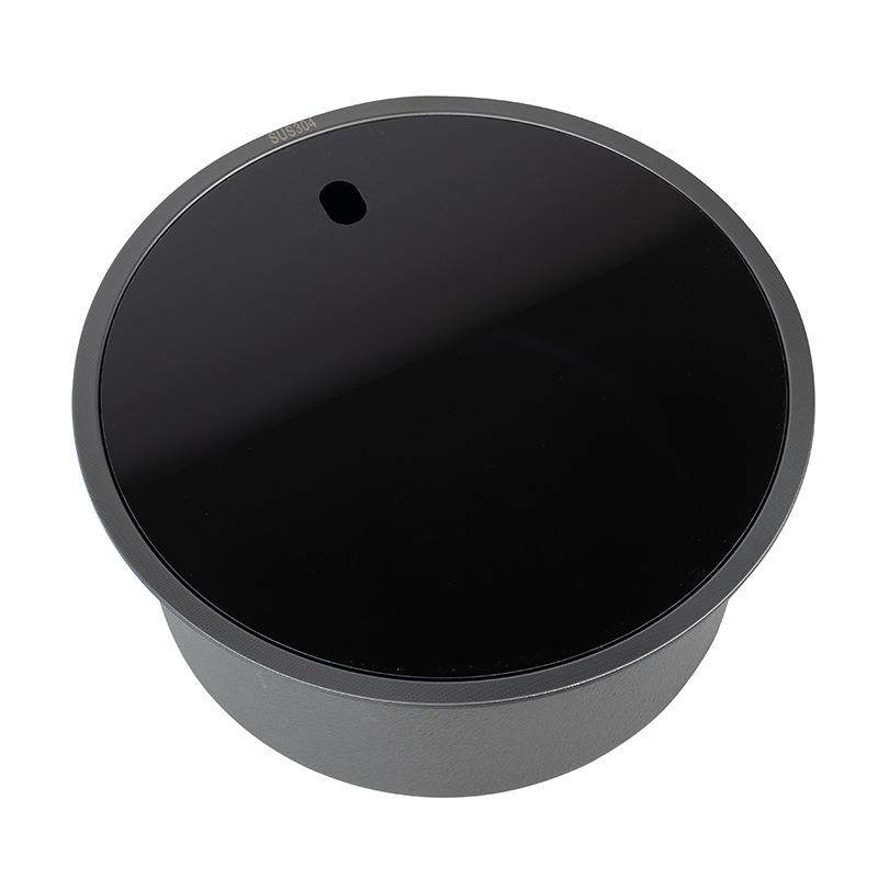 众朗304不锈钢带盖板圆形房车吧台水槽拉伸压纹纳米黑圆形单槽,模玩/动漫/周边/娃圈三坑/桌游,模型制作工具/辅料耗材,淘宝优惠券,粉丝福利购,淘宝优惠卷