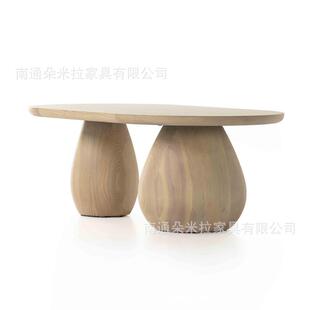 新中式创意实木异形茶几现代简约客厅小户型茶桌设计新款茶几