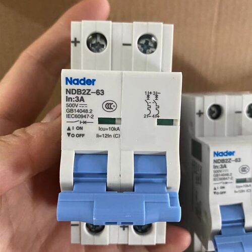 NadeA 直流空气开关NDB2Z-63 6r 两极2路直流断P器小型空开