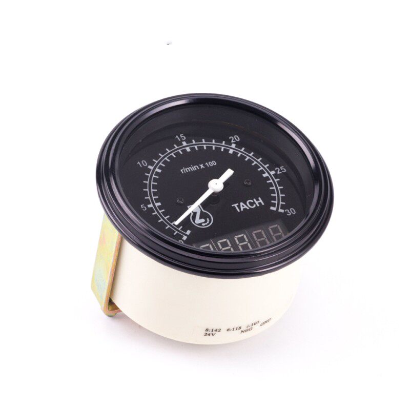 康明斯配件发动机转速计时表工程车小时柴油机 转速表 船用 24v