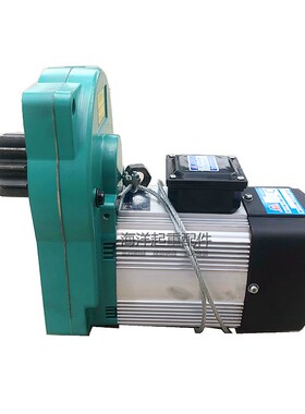 新乡市通源YSZ802-4 0.8KW三合一电机绿色铝制一体式变速箱外壳子
