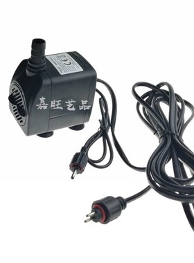 AC12V低家潜水泵压居摆件假山工艺泉流水喷品泵5W10W15W带手指灯