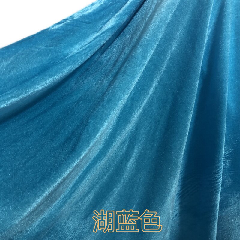 中厚金丝绒布料会议桌布地摊布丝绒舞台背景幕布会议台布整卷绒布