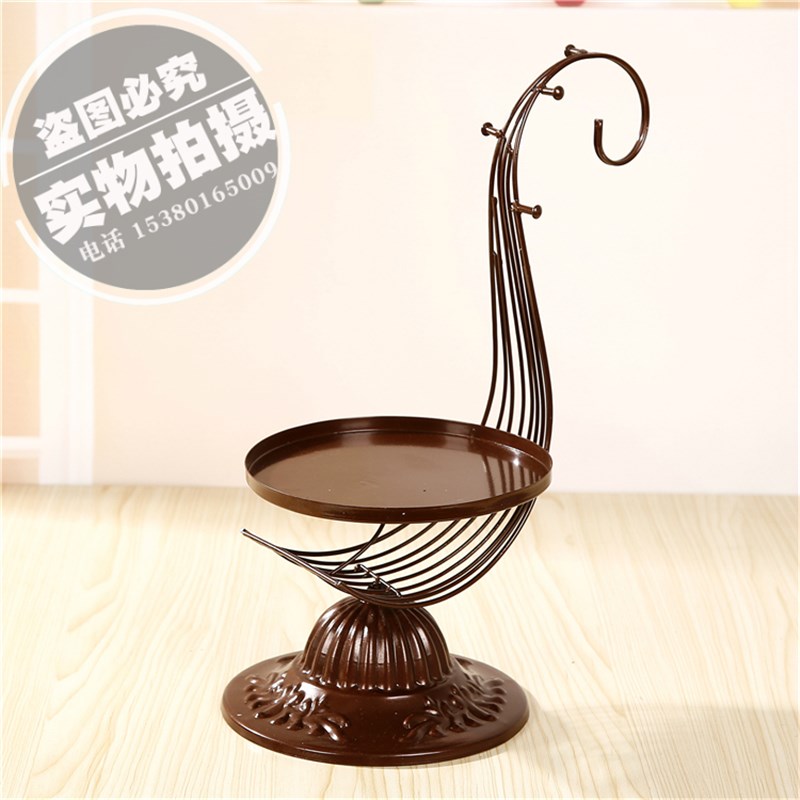 2021新款创意铁艺特色餐具艺术铁架子异形展示菜摆台高档会所酒店