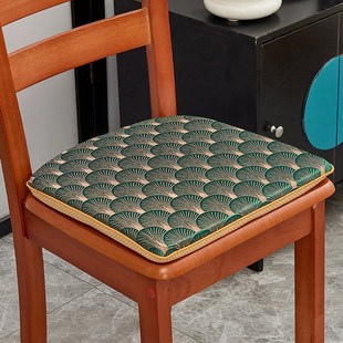 餐椅垫四季通用可拆洗防滑马蹄形椅垫薄款餐厅椅垫家用木椅子坐垫