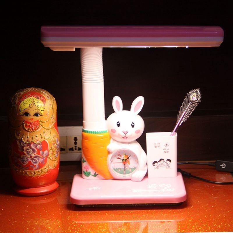 可爱卡通乖兔儿童护眼灯学习台灯可充电小学生写字台灯,家装灯饰光源,阅读台灯(护眼灯/写字灯),淘宝优惠券,粉丝福利购,淘宝优惠卷