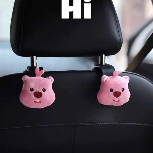 海狸loopy汽车挂钩车载座椅背挂钩车内多功能前后排钩子卡通可爱