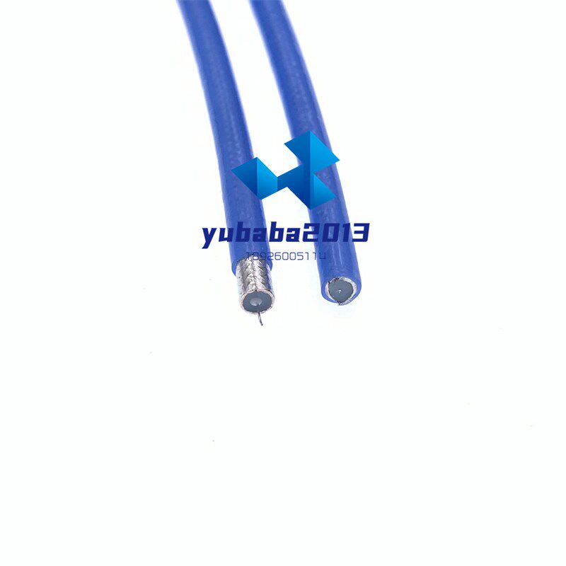RG141半柔射频同轴线 086 100欧姆射频线 RG402半柔半钢线 100欧