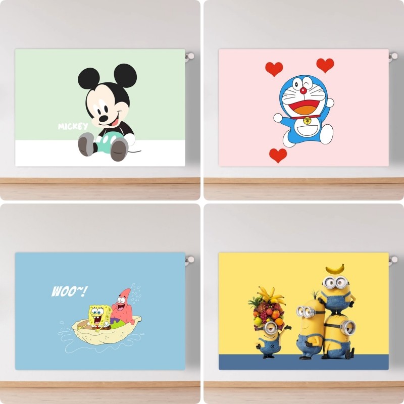 卡通印花暖气片防尘罩新款家用铸铁老式暖气遮挡装饰罩定制暖气罩,居家布艺,暖气片罩,淘宝优惠券,粉丝福利购,淘宝优惠卷