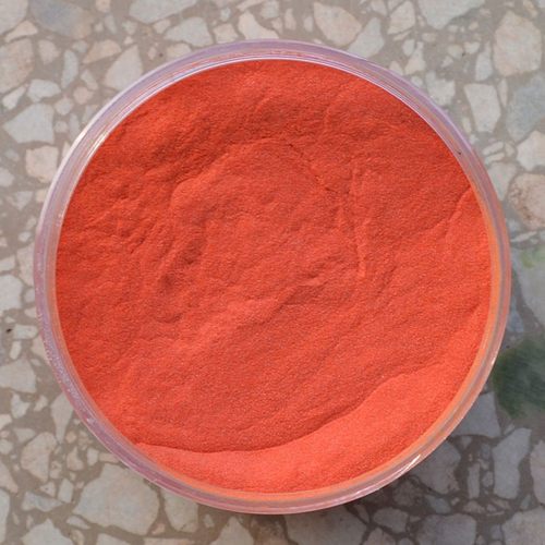 颜料桔红矿物200目天然100克颜料计价# 岩彩桔色8壁画