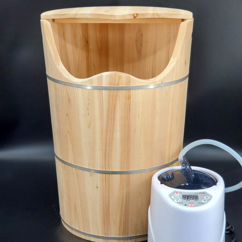 无胶无漆泡脚洗脚足疗沐浴木足大小家用养生香杉木带盖子木盆木桶