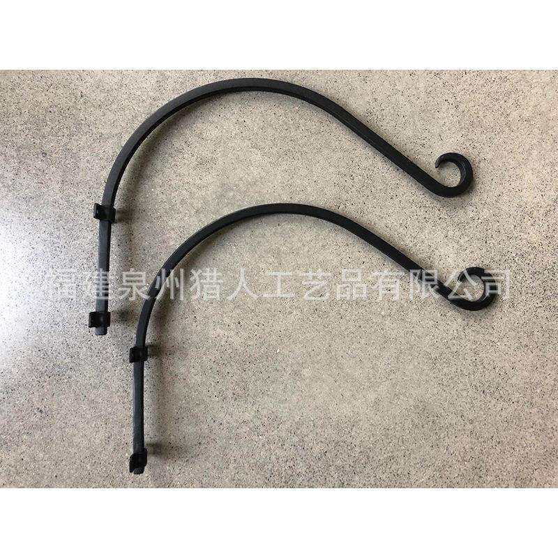 2件装造型极简铁艺挂钩墙角可挂花篮路灯铁艺挂钩