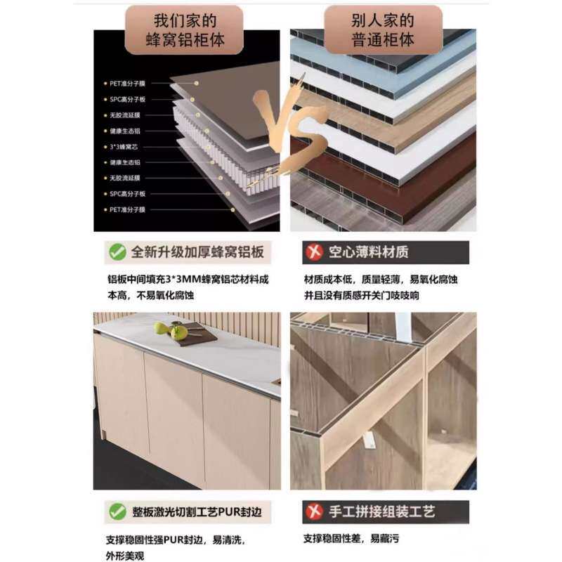户外铝合金洗手台盆一体柜别墅花园防水储物柜室外操作台防晒水池