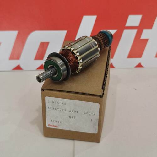 牧田MAKITA盘式轨道砂光机MT922/MT924原装配件转子电枢组件