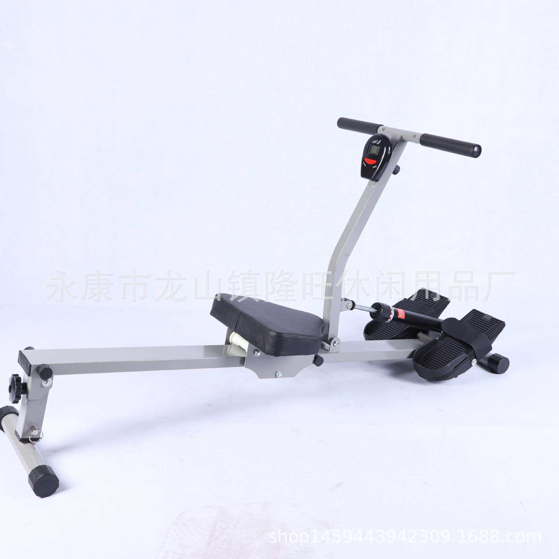 厂家直供液压风阻简易划艇机收腹划桨机室内划船器健身器材