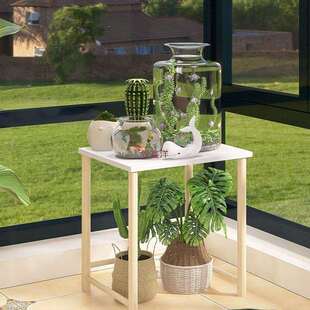 花架置物架狗窝上方花盆阶梯架阳台落地多层实木架子猫砂盆放置L^