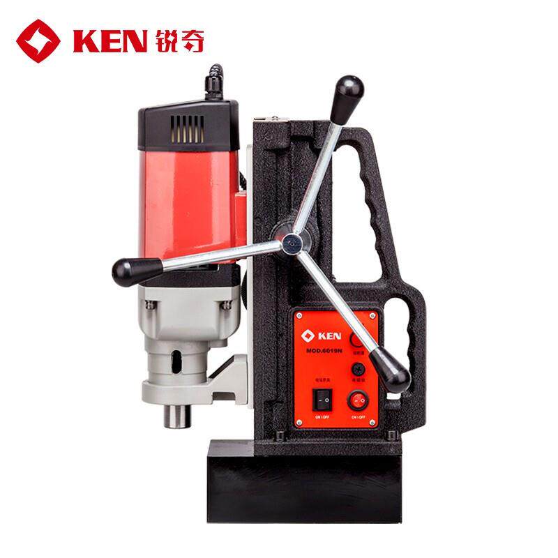 锐奇(KEN)磁座钻6019N工业级大功率钻孔机磁力钻磁铁钻取芯钻台钻