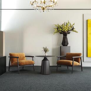 法式复古单人沙发椅酒店大厅休闲桌椅组合办公前台接待处洽谈沙发