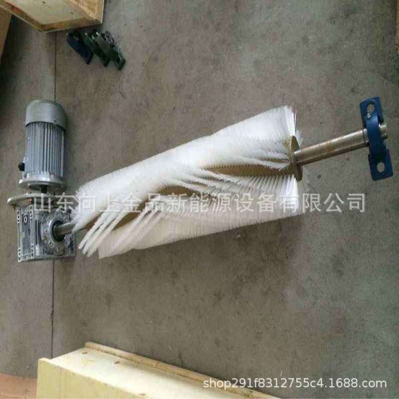 电厂输送器清扫器 采石场电动毛刷清扫器 滚刷清扫器生产