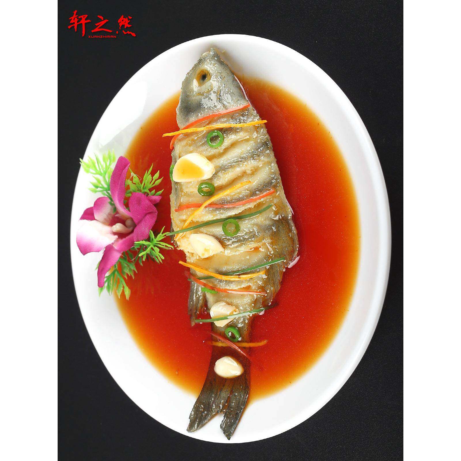 食品模型中餐集成灶东坡肘子红烧排骨鲍鱼鸡食物道具摆设