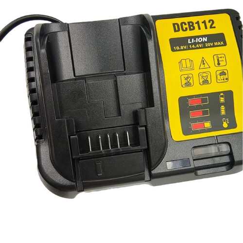 替代德伟dewal 10.8V~20V DCB112快速3A充电DCB115快充锂电充电器