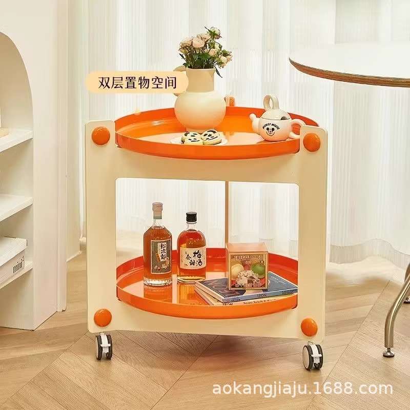 沙发边几可移动小户型客厅家用茶几置物架创意推车卧室床边小桌子