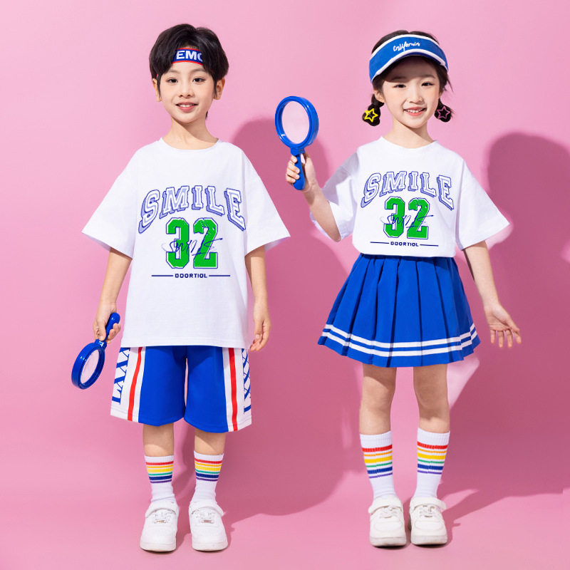 2026新款春季小学生运动会开幕式入场服装儿童啦啦队演出服幼儿园