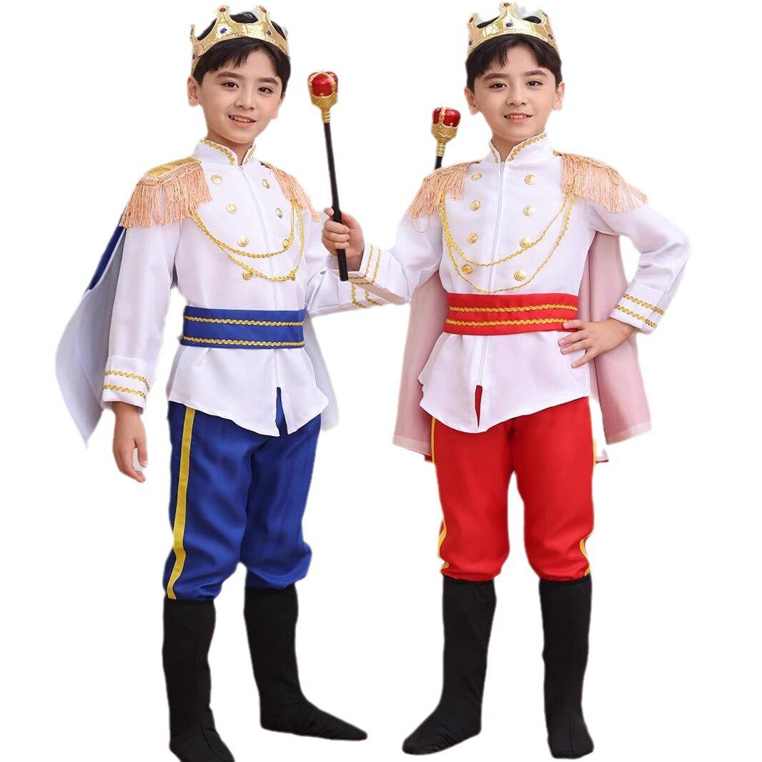 2026新款灰姑娘话剧演出服儿童万圣节女公主子国士兵大臣仙