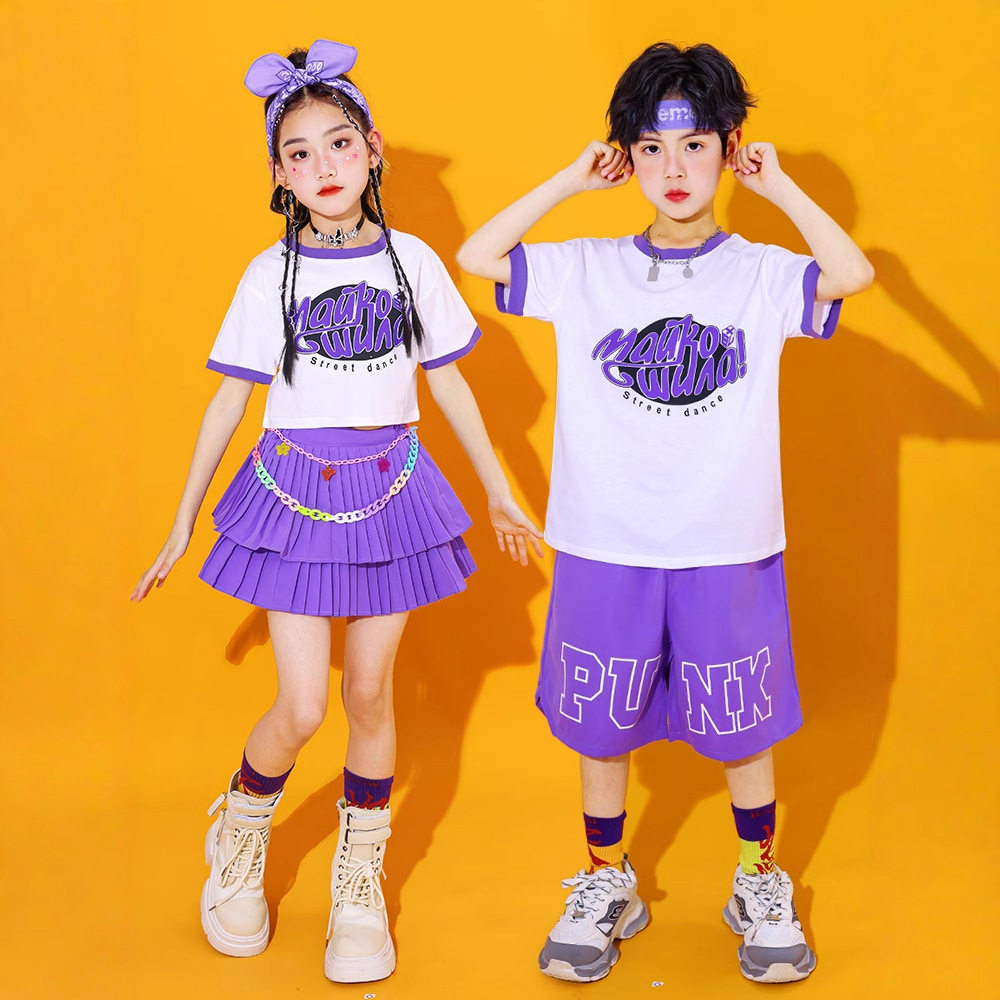 2026新款六一儿童啦啦队演出服小学生毕业照班服男童街舞服装女童