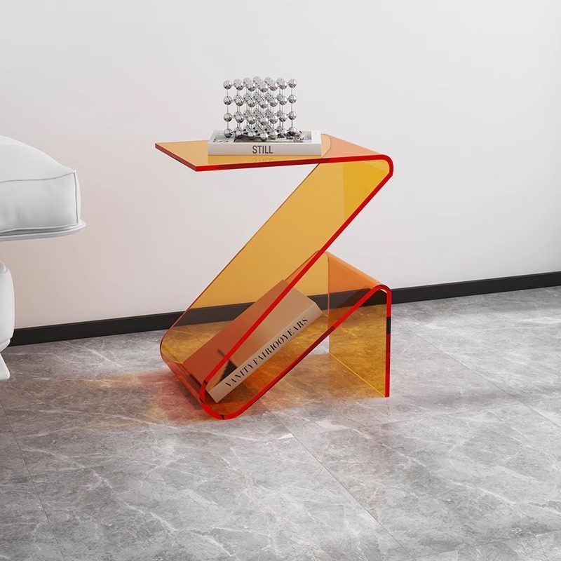 亚克力小边几沙发边桌创意异形设计师透明个性现代简约客厅小角几