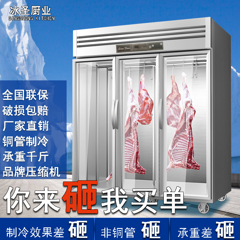 挂肉柜商用冷藏柜鲜肉保鲜冷鲜肉排酸单双门展示熟成柜立式冷冻柜
