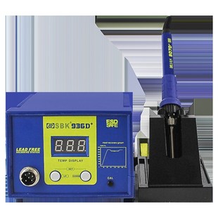 白光电烙铁SBK936D 工业级数显60W大功率维修焊接恒温可调温焊台