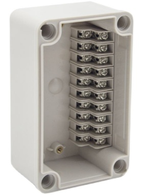 YX-10P-0813防水接线盒带端子高低位130*80*70密封电源电缆分线盒