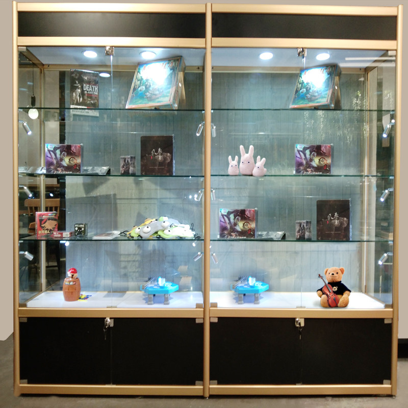 玻璃品子培训机品荣誉产品奖柜奖杯奖牌展示架积分兑换礼构展示柜