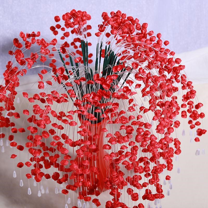 80年代怀旧花饰复古绢花手捧花花束绢花材料diy手工花束铃兰花瓣