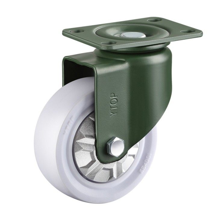 YTOP卓烨锰钢脚轮18D尼龙PP3寸4寸5寸万向轮耐磨承重轮推车轮子