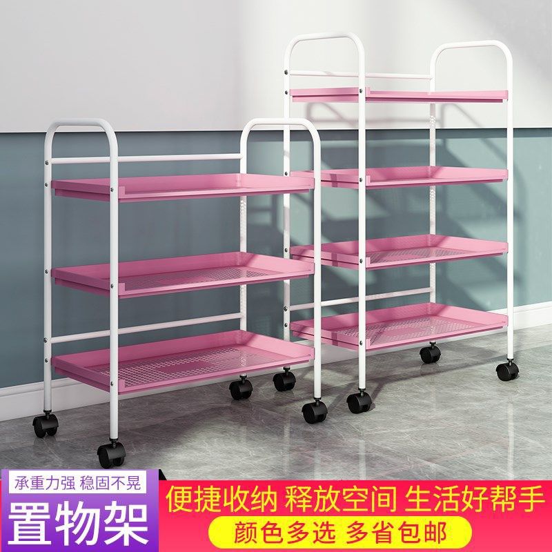 美容置物车美容院专用纹绣火罐架子家用推车多功能塑料多层小推车