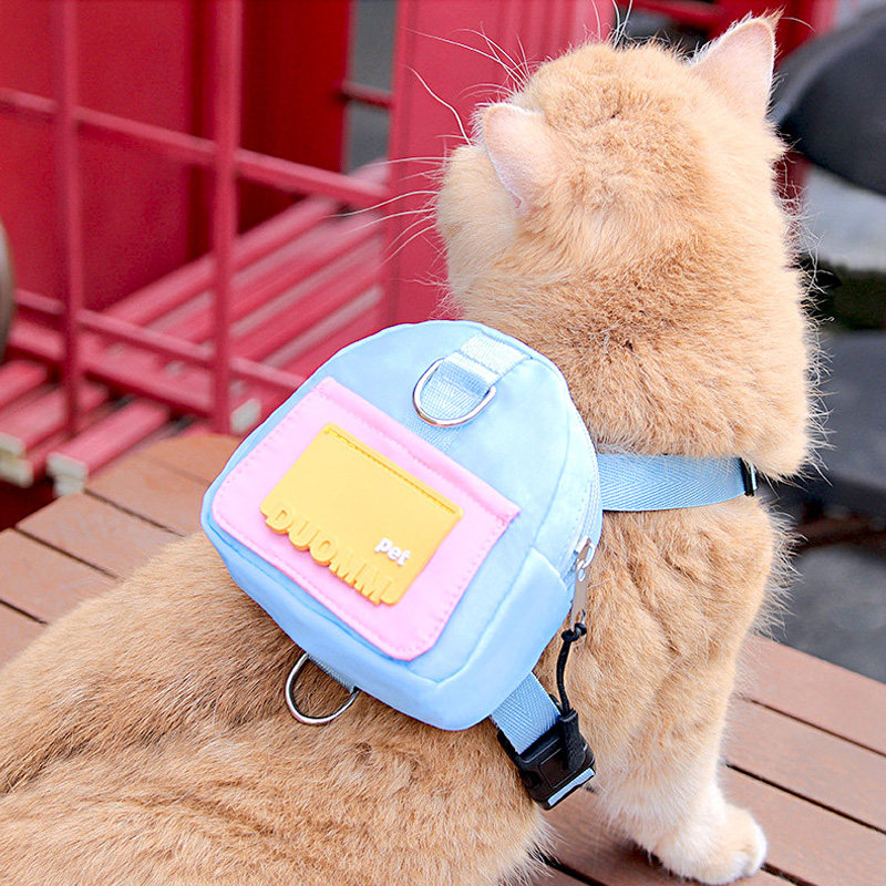 猫咪牵引绳小背包防挣脱外出专用英短猫链子遛猫绳背心式猫自背包,宠物/宠物食品及用品,猫牵引绳,淘宝优惠券,粉丝福利购,淘宝优惠卷