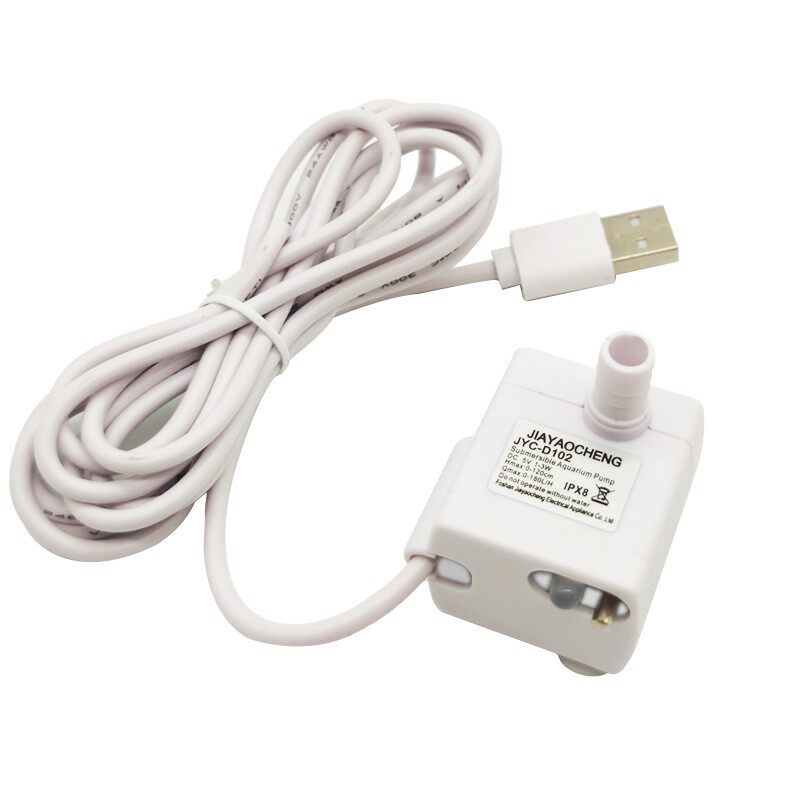 猫咪饮水机配件水泵宠物喝水流动水泵USB接口缺水断电自动循环水