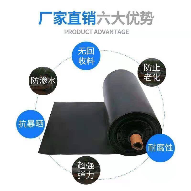 鱼塘膜防逃膜加厚龙闸甲鱼螃蟹大虾蟹水膜养殖膜防渗膜黑产整卷