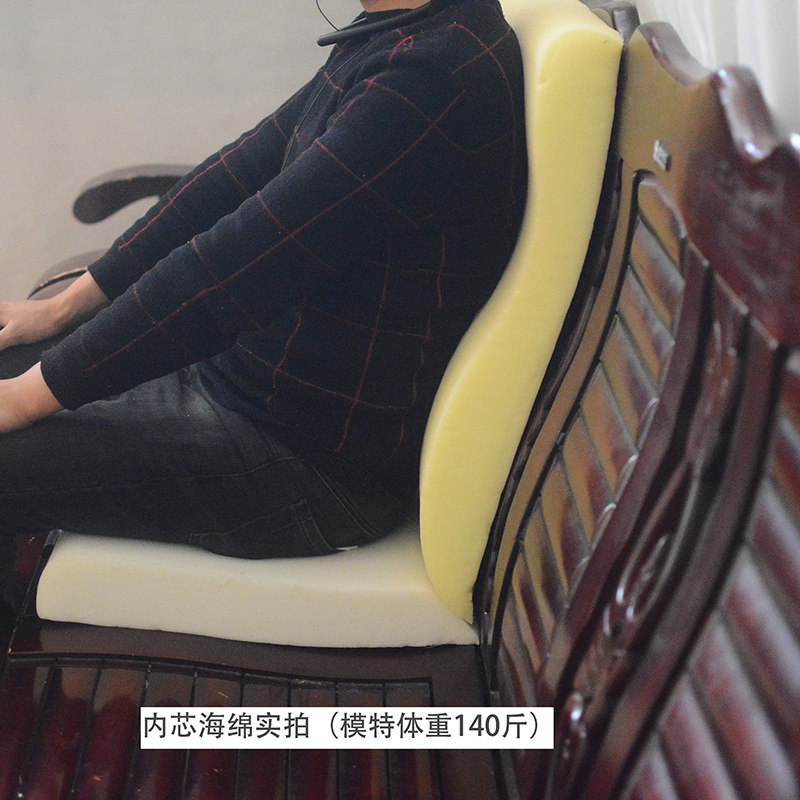 老垫实木沙发坐式带靠单客厅四季通用三人背人位联邦春秋凉椅坐垫