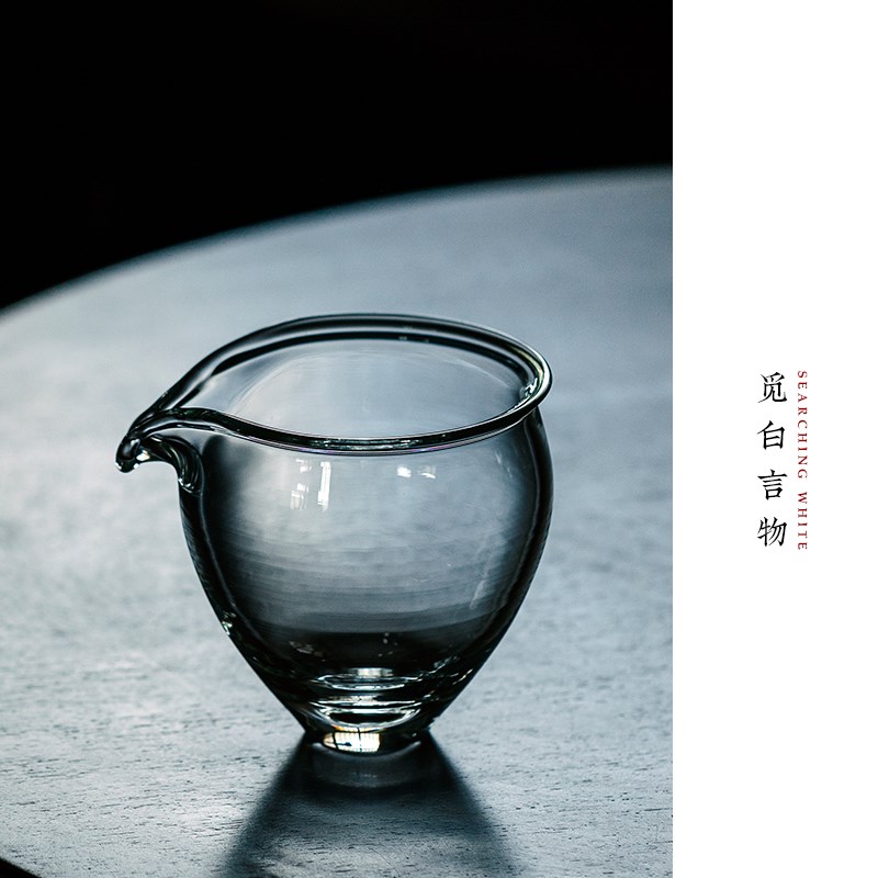 觅白手作飞鸟茶海玻璃公道杯今井美智分茶器纯手工吹制高硼硅匀杯